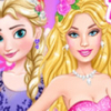 Игра Для Девочек: Барби и Эльза Обираються на Свадьбу - Онлайн