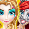 Игра Принцессы Диснея: Фейс-арт в Парке - Онлайн
