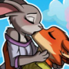 Игра Зверополис: Поцелуй Ника и Джуди - Онлайн